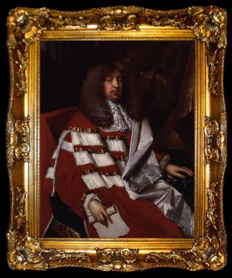 framed  Jacob Huysmans Portrait of John Maitland, ta009-2